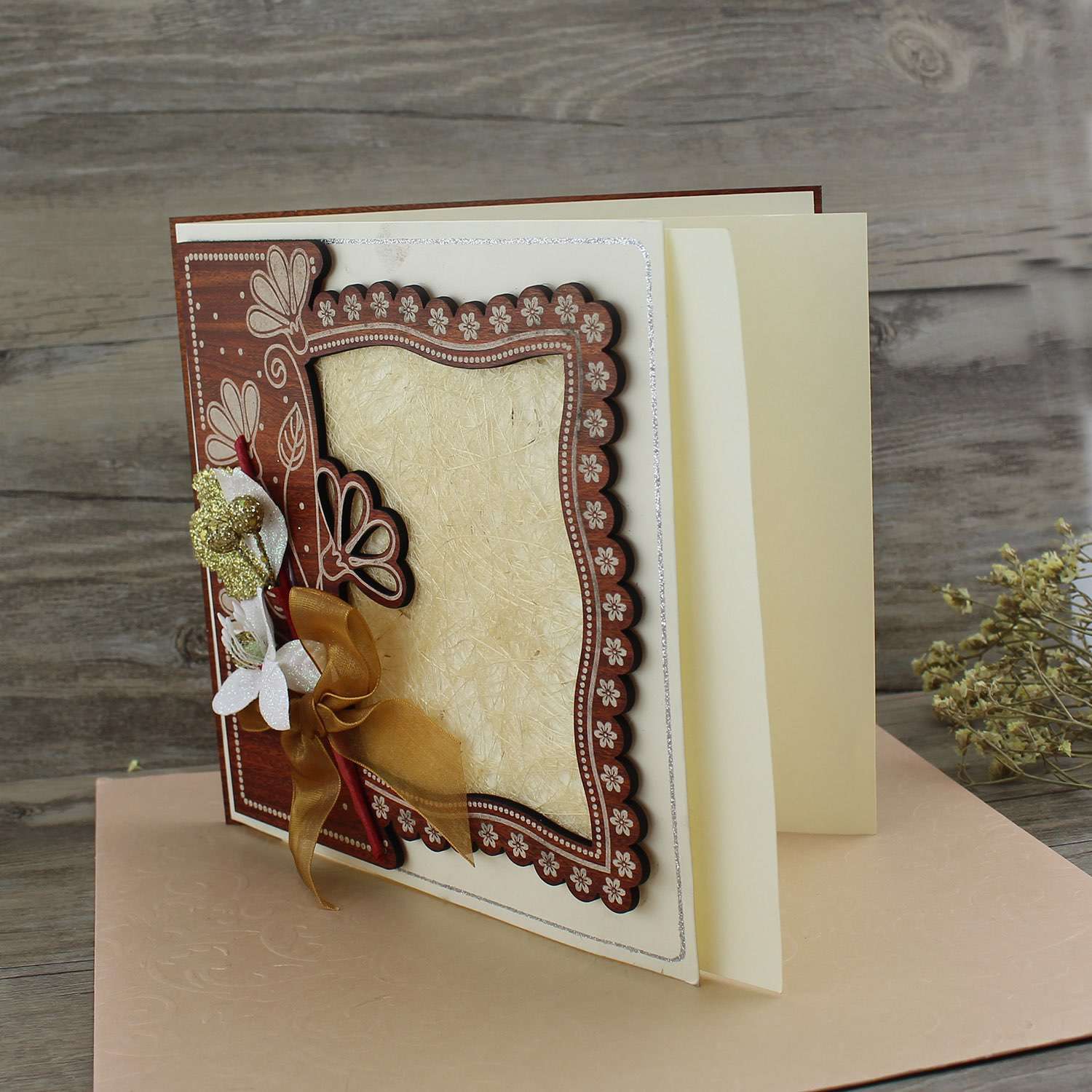 wooden card